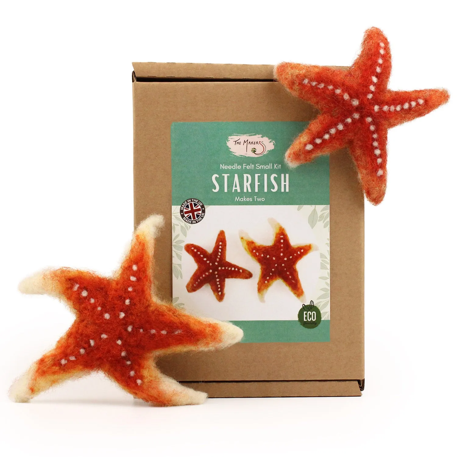 The Makerss - Small Starfish Needle Felt Kit