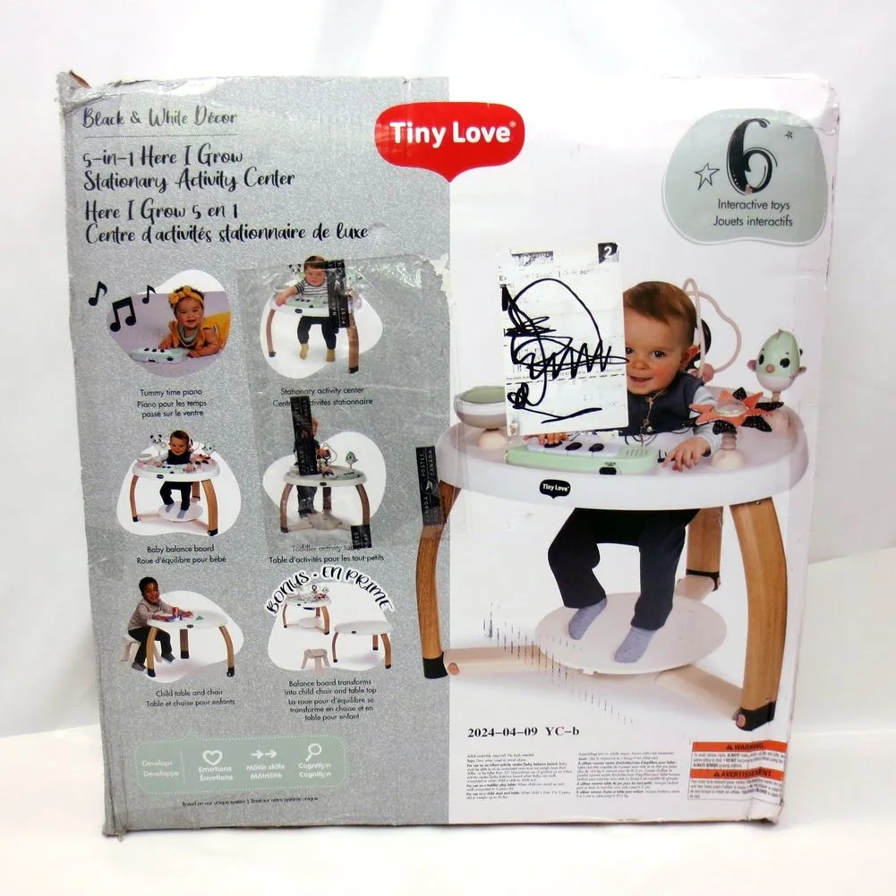 Tiny Love Black & White 5-in-1 Activity Center (91878) (Open Box)