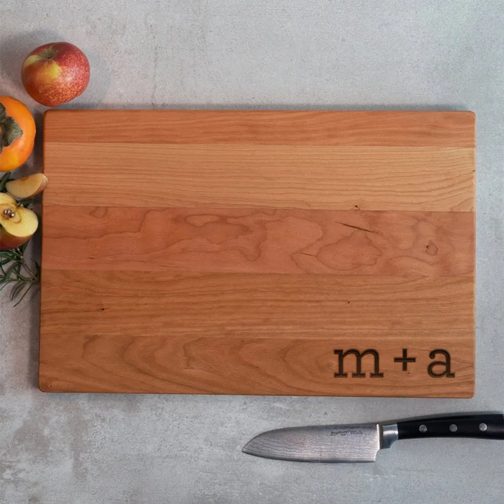 Two Letter Lowercase Cutting Board