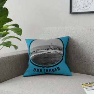 uss Ranger  United States Ships POD Broadcloth Pillow