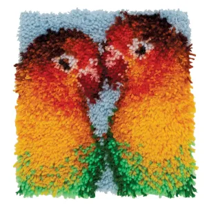 WonderArt Lovebirds Kit 12" x 12", Discontinued items