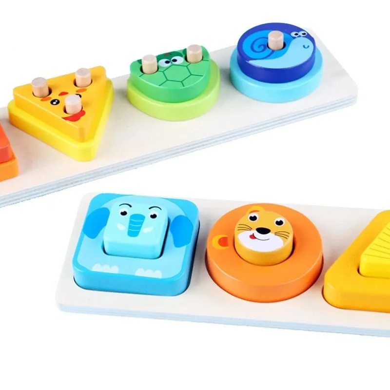 Wooden Animal Shape Sorting Set