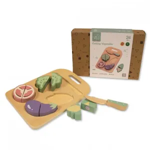 Wooden Toy 10 Piece Vegetable Cutting Board