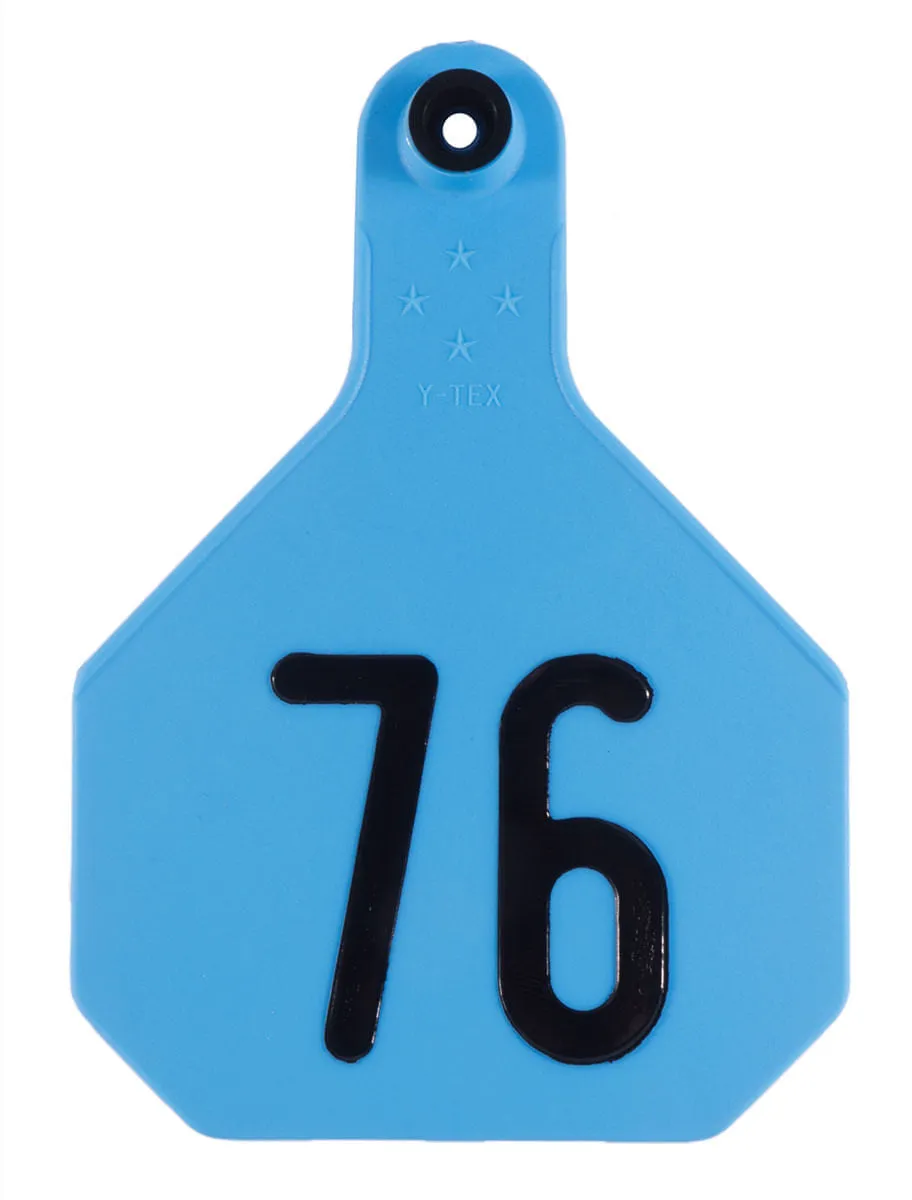 Y-Tex Numbered Cattle Ear Tags (Large), 25 count