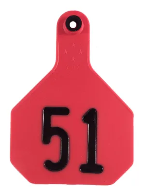 Y-Tex Numbered Cattle Ear Tags (Large), 25 count