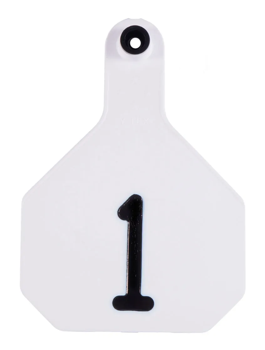 Y-Tex Numbered Cattle Ear Tags (Large), 25 count