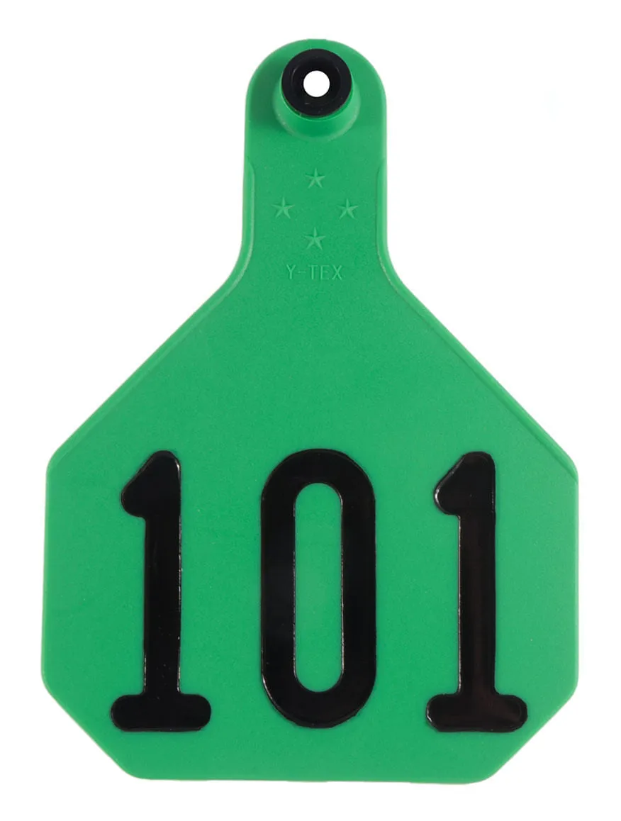 Y-Tex Numbered Cattle Ear Tags (Large), 25 count