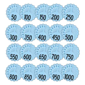 Z Tags feedlot pre-printed tags numbered 1-1000 (Blue)